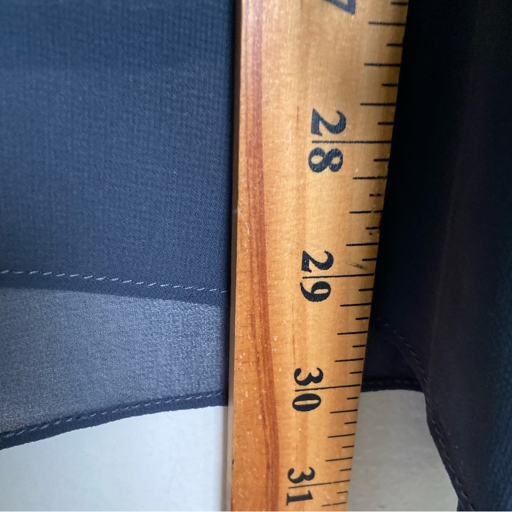 Logo By Lori Goldstein Tunic Top 3X  Lace Hem Black & Gray Soft Knit Long Sleeve - Picture 7 of 9